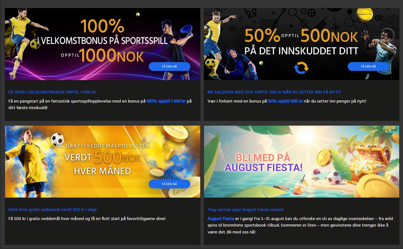 Slotimo Sports Bonus Section NO