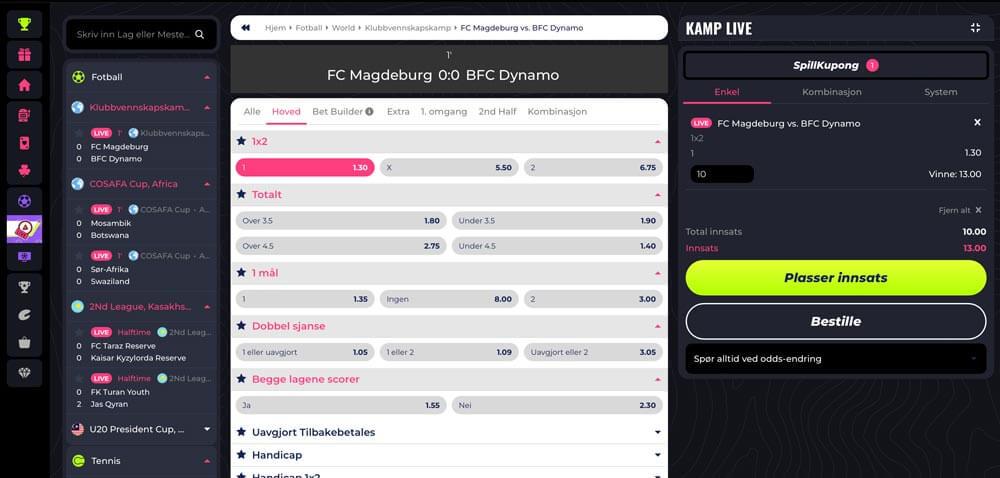 lunubet liveodds