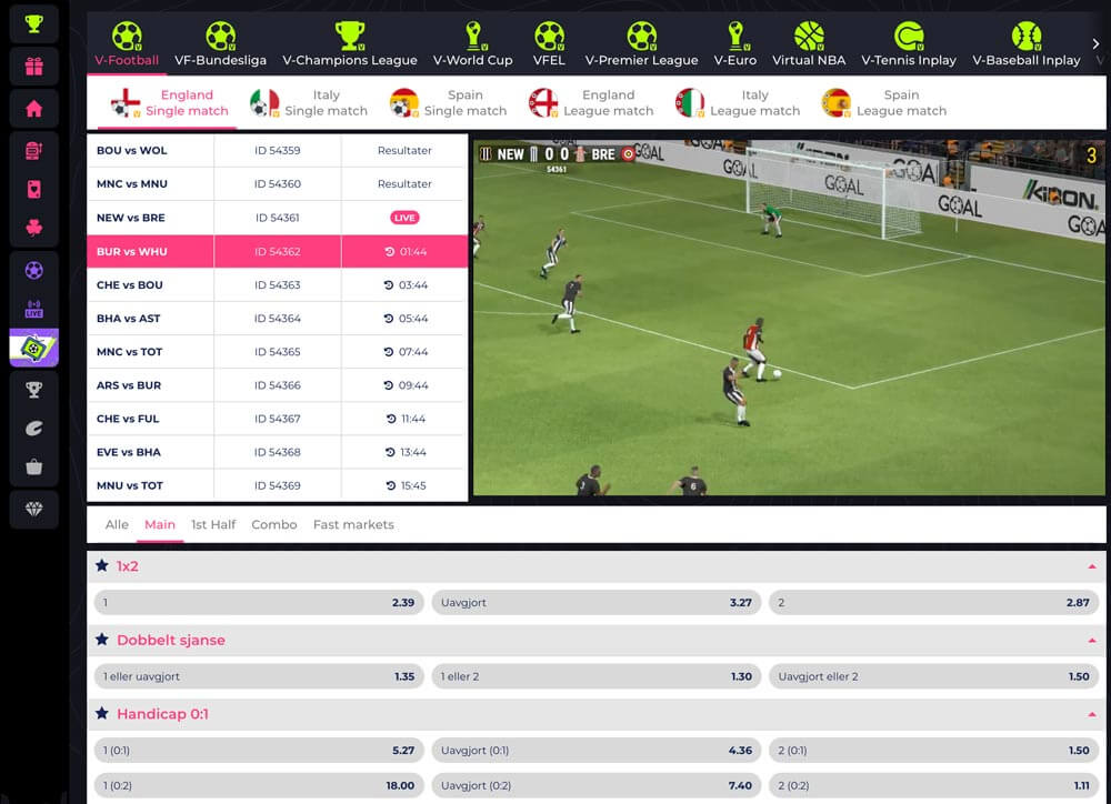 Lunubet Virtuell Sport