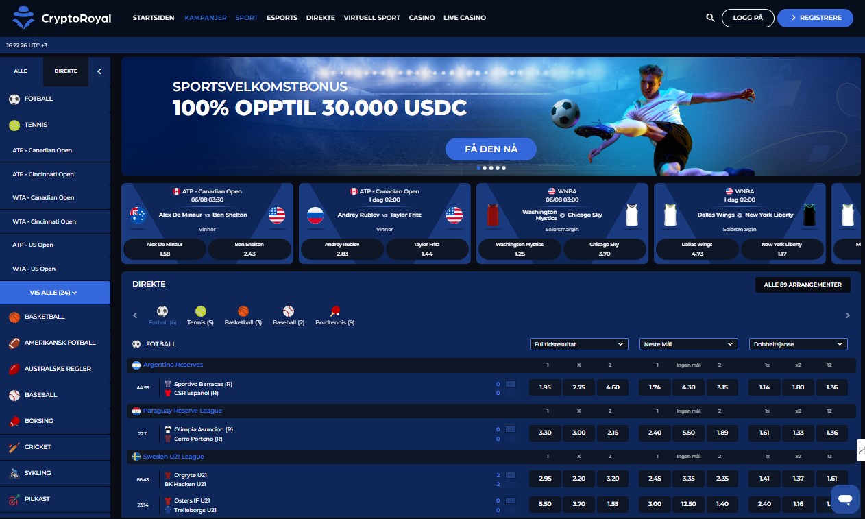 Crypto Royal Sport
