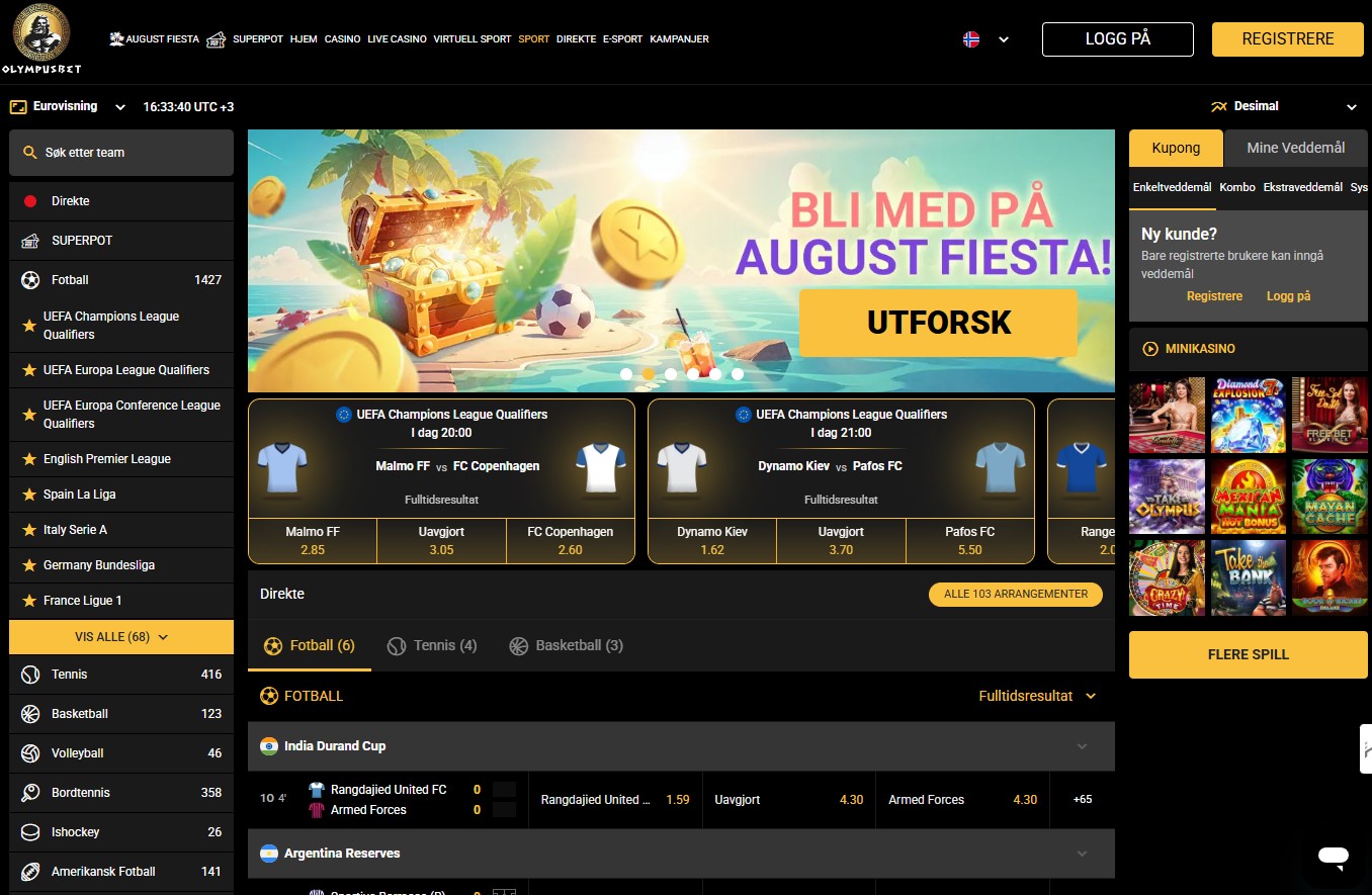 Olympusbet sport