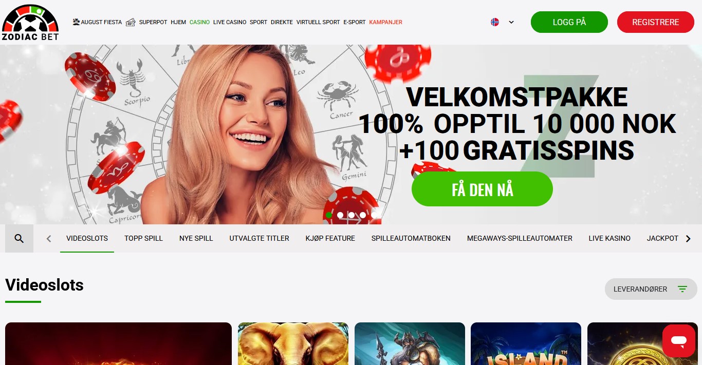 Zodiacbet Casino NO