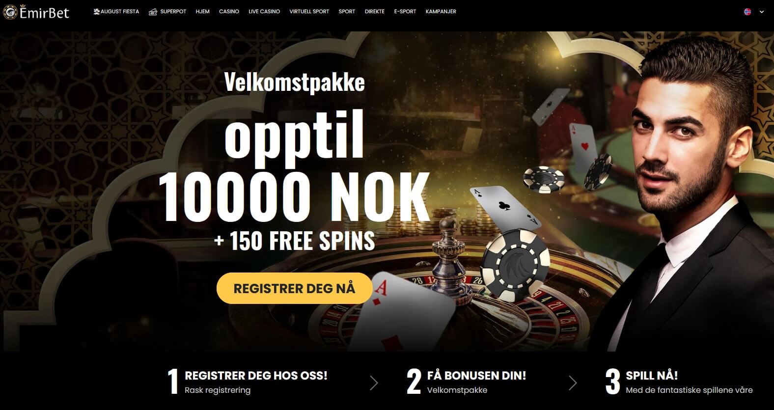 emirbet welcome bonus casino