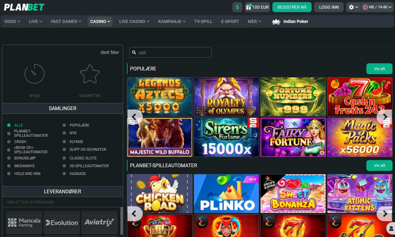Planbet Bookmaker Review Online Casino NB